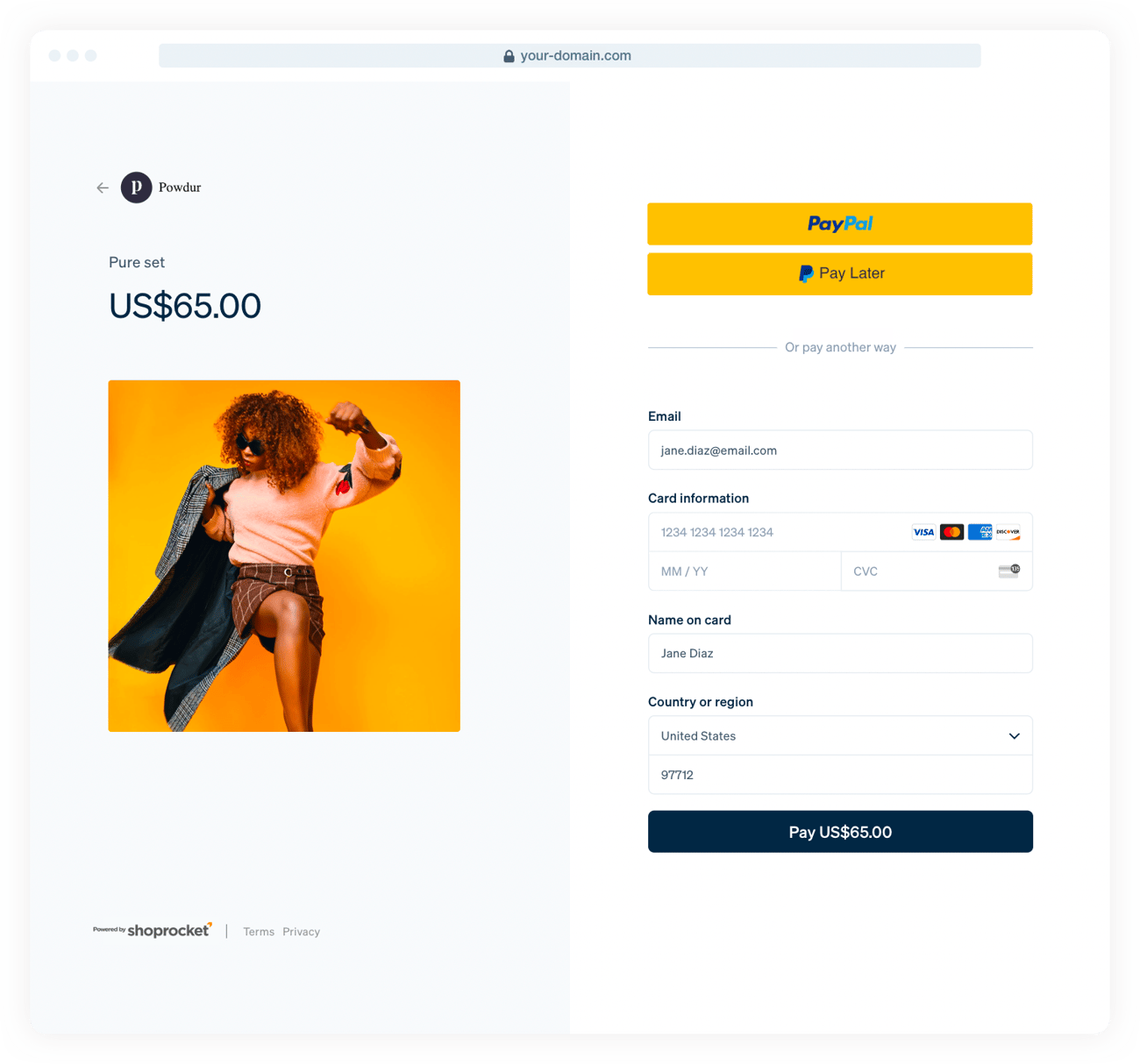 The PayPal Shopping Cart